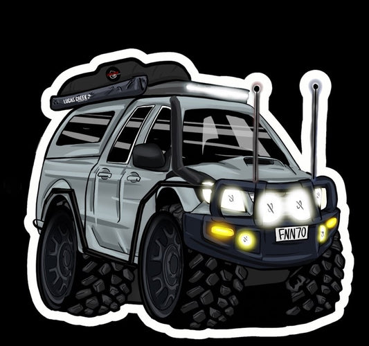 All new tour Lux sticker